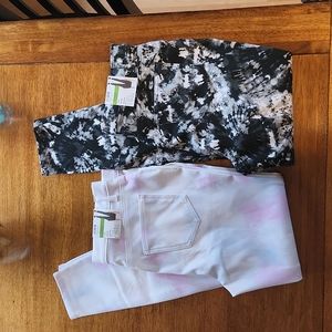 2 pairs stretchy pants